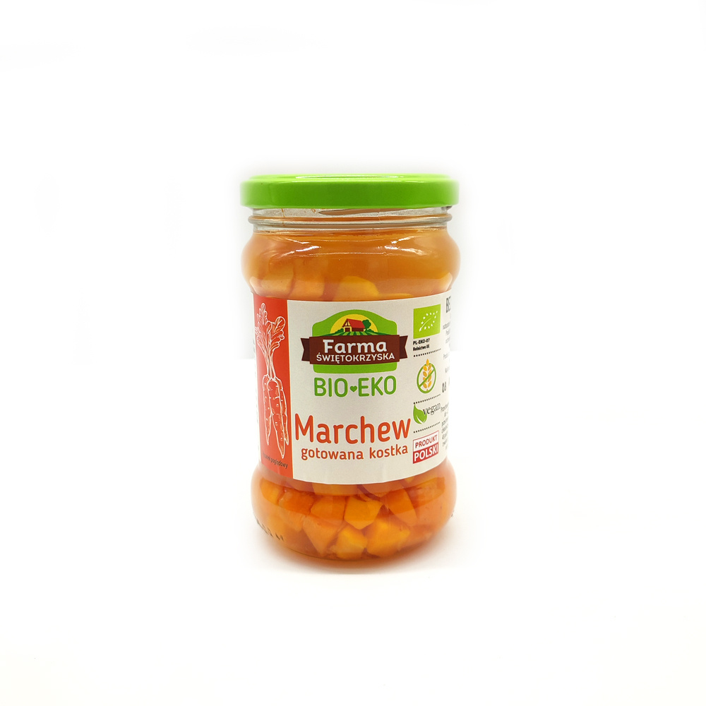 Bio Marchew gotowana kostka 280g