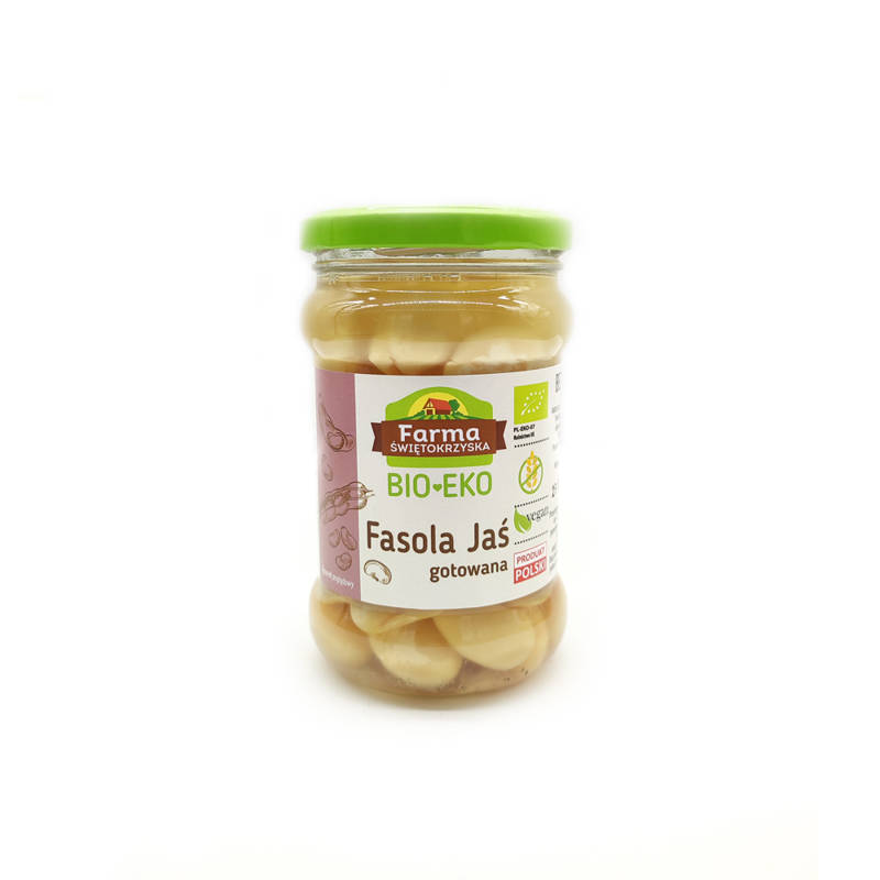 BIO fasola Jaś gotowana 300g