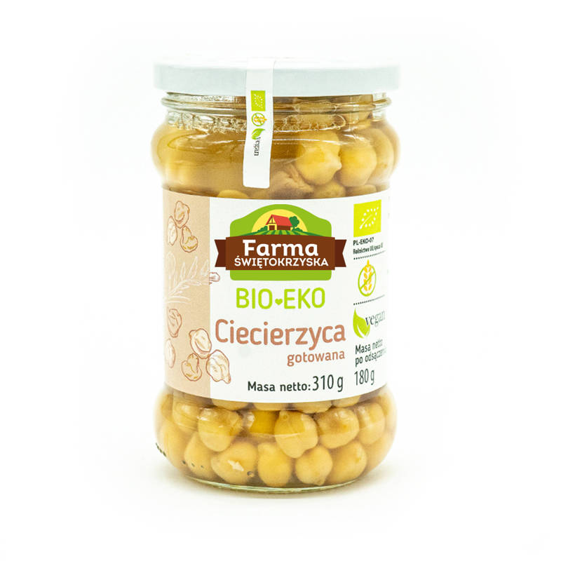 Bio ciecierzyca gotowana 310g