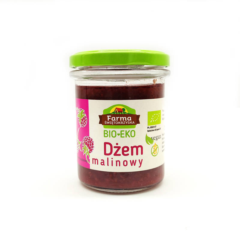Bio dżem malinowy 180g
