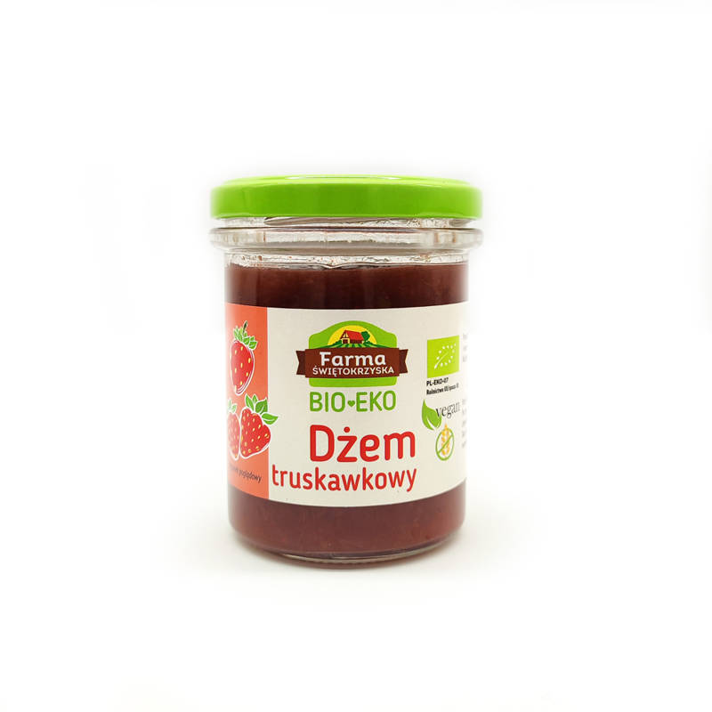Bio dżem truskawkowy 180g