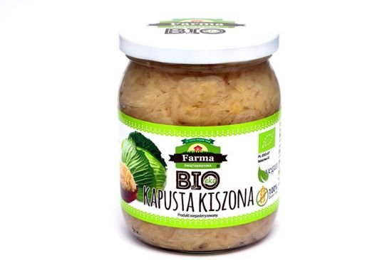 Bio kapusta kiszona niepasteryzowana 480g
