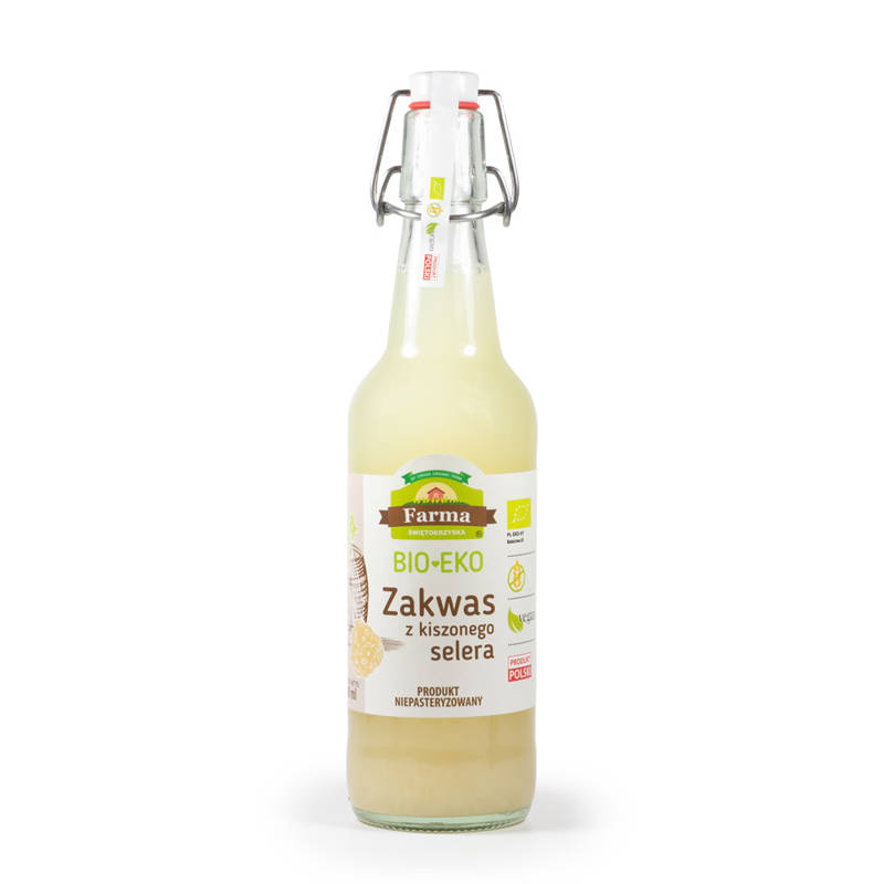 Bio zakwas z kiszonego selera niepasteryzowany 500ml